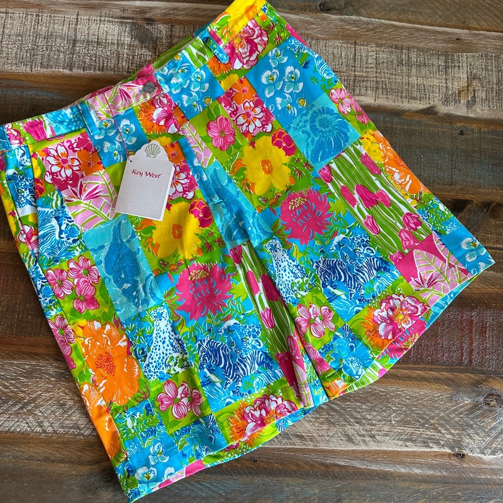 🌴🏖️🌺NWT - Key West Allison Shorts “Patch of spring” - New With Tags!!🏖️🌴🌺